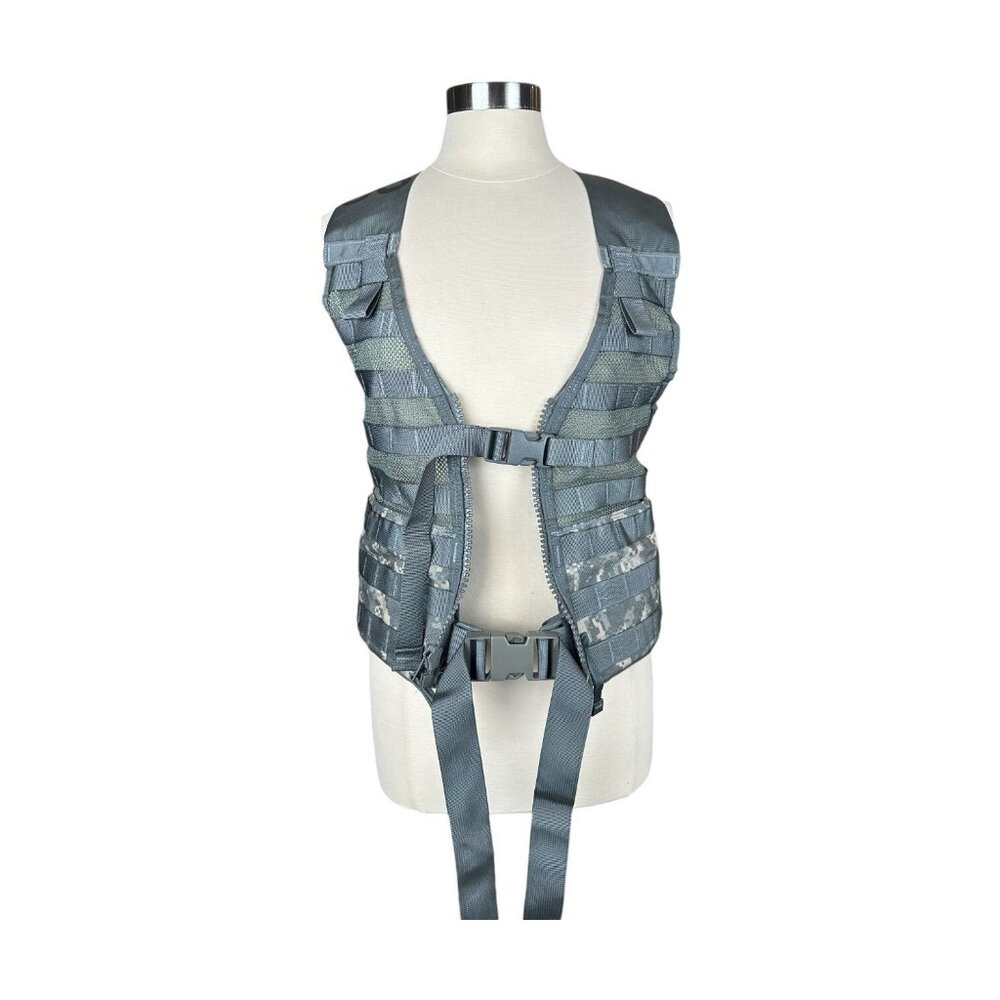 US Army Molle II VEST Fighting Load Carrier Load Bearing Zipper Digital Heavy